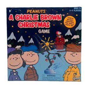 PEANUTS A Charlie Brown Christmas Board Game 2007 Sababa Toys New in Box Sealed